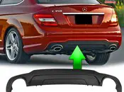 Mercedes W204 AMG diffuzeri