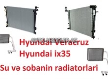 Hyundai ix35  və Veracruz su vəpeçin radiatorları -avto-hisseler.az