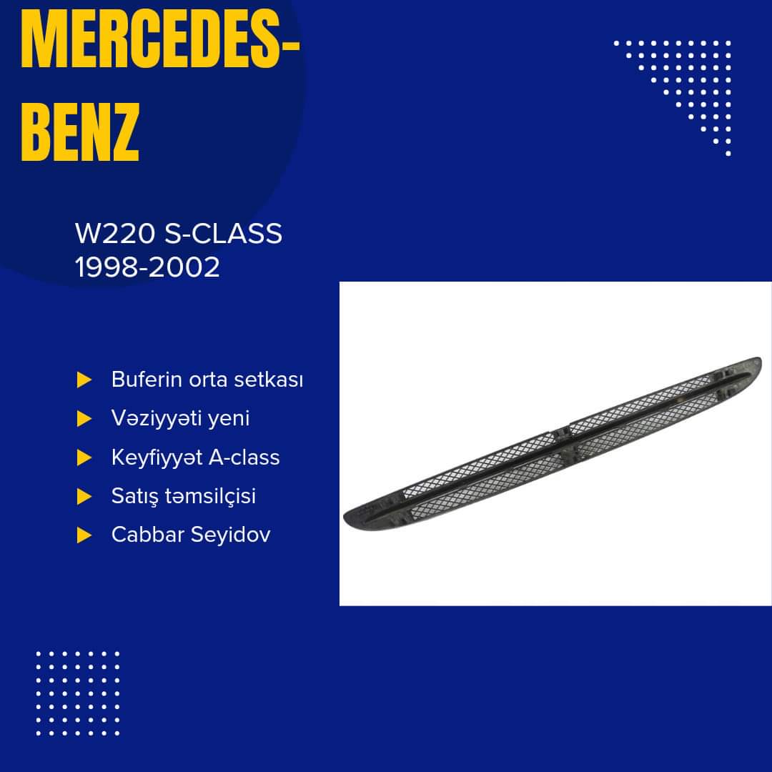 W211 E-clas Qabaq bufer xromu  