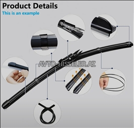 Porsche  Panamera ön şüşə siləcekləri (qabağ patpres şotkaları) 2012-2020