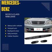 W211 E-clas Qabaq bufer xromu  