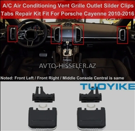 Porsche cayenne ac havalandırma başlıqları