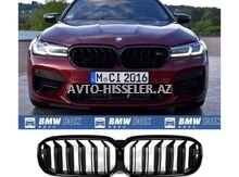 BMW G30 LCI 360° M radiator barmaqlıqları (Ablisovka)