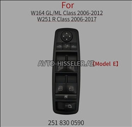 Mercedes ML,Gl şüşə qaldıran knopka