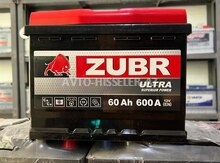 🔋 Zubr Akumlyator 60Ah  1 il zəmanət