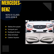 W211 E-clas Qabaq bufer xromu  