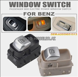 Mercedes şüşə qaldıran knopka