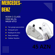 W211 E-clas Qabaq bufer xromu  