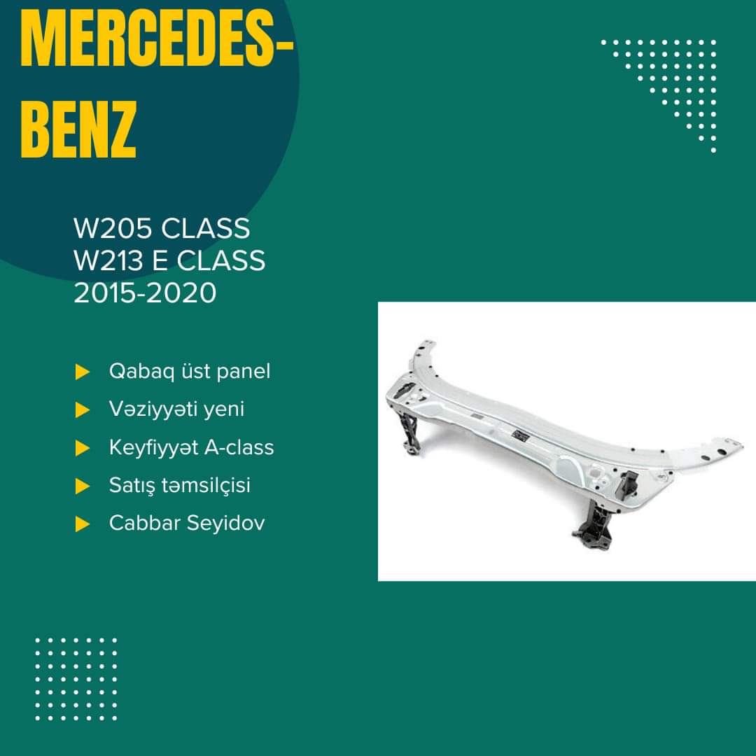 W211 E-clas Qabaq bufer xromu  