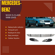 W211 E-clas Qabaq bufer xromu  