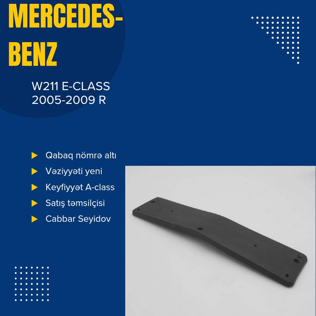 W211 E-clas Qabaq bufer xromu  