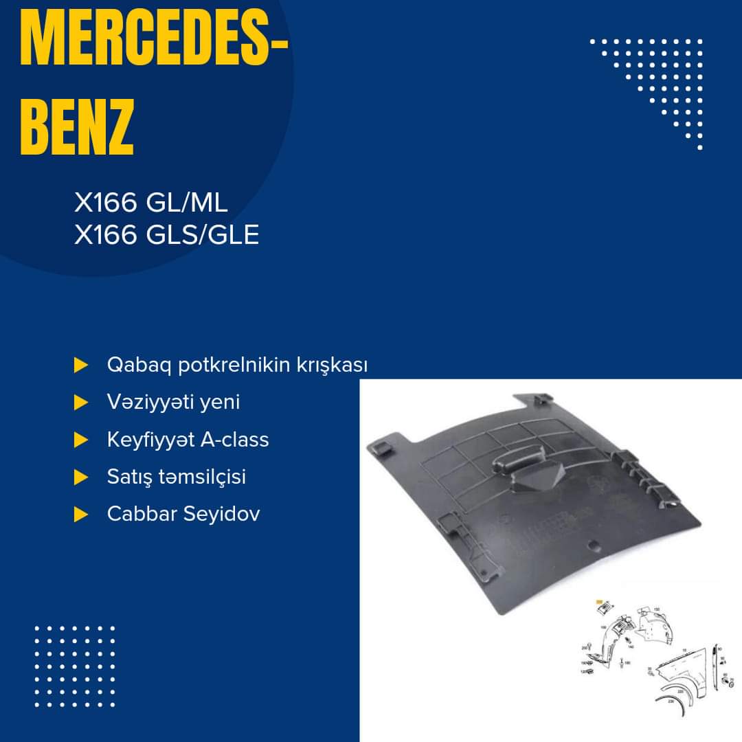 W211 E-clas Qabaq bufer xromu  