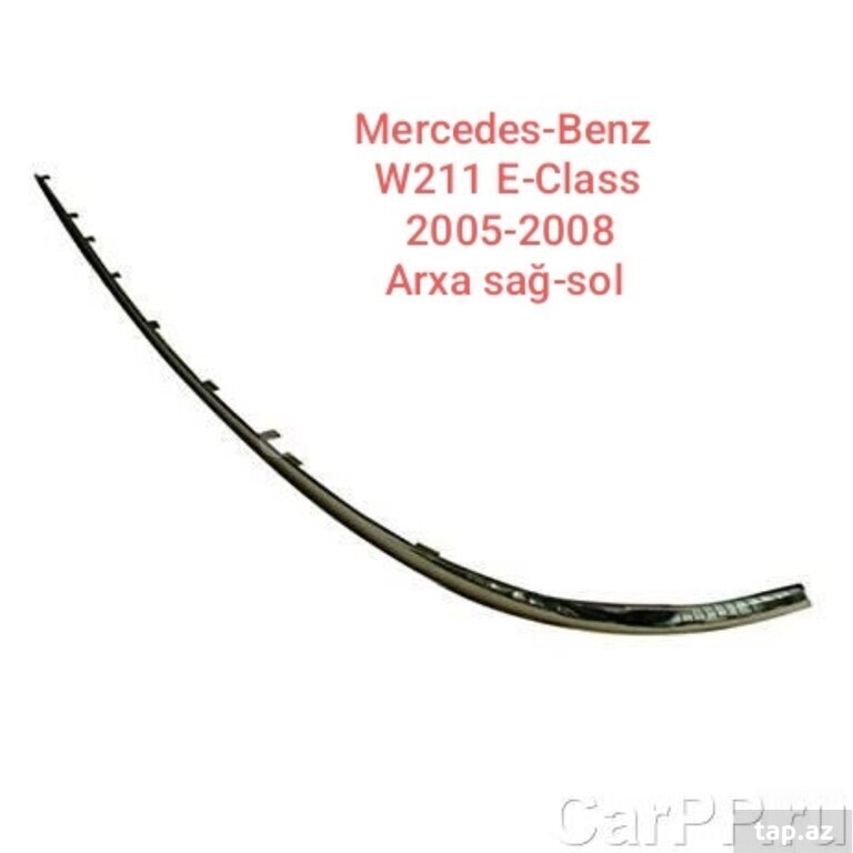 Mercedes W220, W211, W203 bufer kantı (Nikkel)