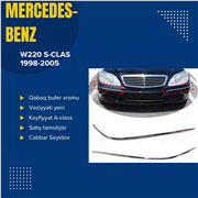 W211 E-clas Qabaq bufer xromu  