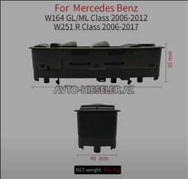 Mercedes ML,Gl şüşə qaldıran knopka