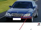 Mercedes W220 bufer nikeli xromu kantı