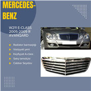 W211 E-clas Qabaq bufer xromu  