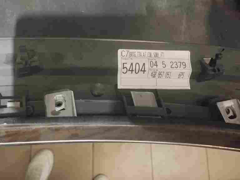 Audi A7 Şitin üstündəki kalonkalar