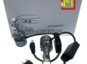 Lupalı LED Lampa H4 -avto-hisseler.az