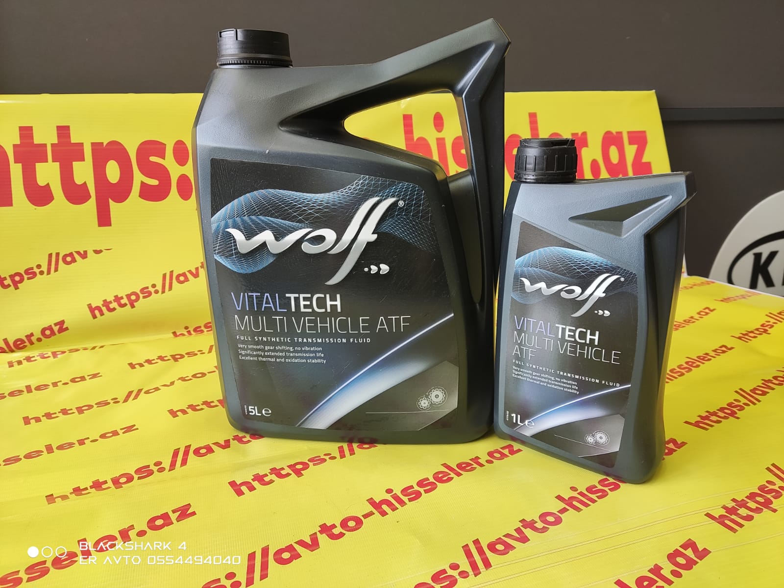 Karobka yağı  WOLF _VITALTECH MULTI VEHICLE ATF 5LT (SP3)
