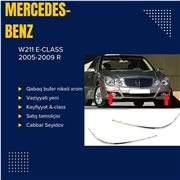 W211 E-clas Qabaq bufer xromu  