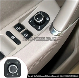 VW passat yan güzgüler idarə edici knopka