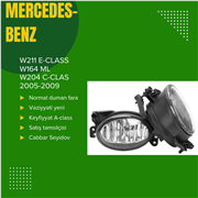 W211 E-clas Qabaq bufer xromu  