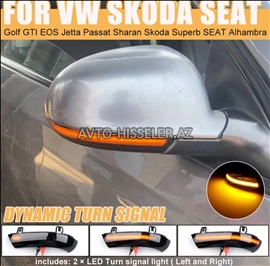 VW passat yan dönmə led işıqları