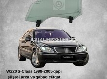 Mercedes W220 S-Class qapı şüşəsi