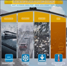 Audi Q7,Q5,Q3 şüşə təmizləyən silgi başlıqları