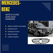 W211 E-clas Qabaq bufer xromu  