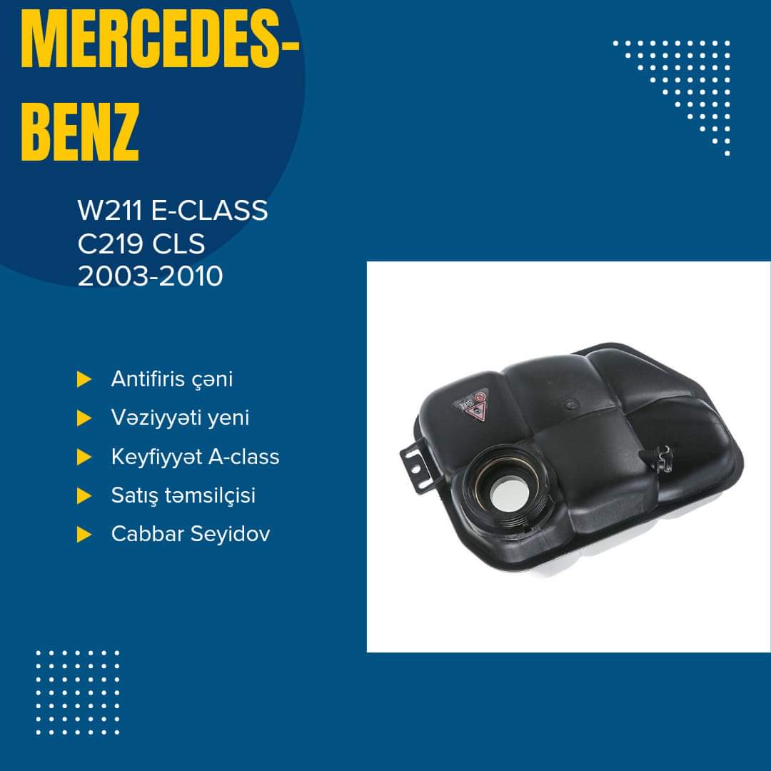 W211 E-clas Qabaq bufer xromu  