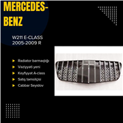W211 E-clas Qabaq bufer xromu  