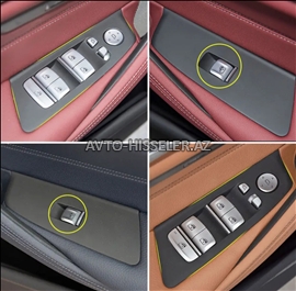BMW G20,G30,G01,G02,F80,F90,X6,X7 şüşə (ayna) qaldıran knopk (düymə) bloku