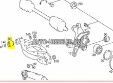 Mercedes W140 arxa alt caska ve vtulkalariı -avto-hisseler.az