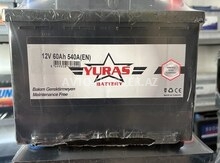 🔋 Yuras Akumlyator 60Ah – Türkiyə istehsalı