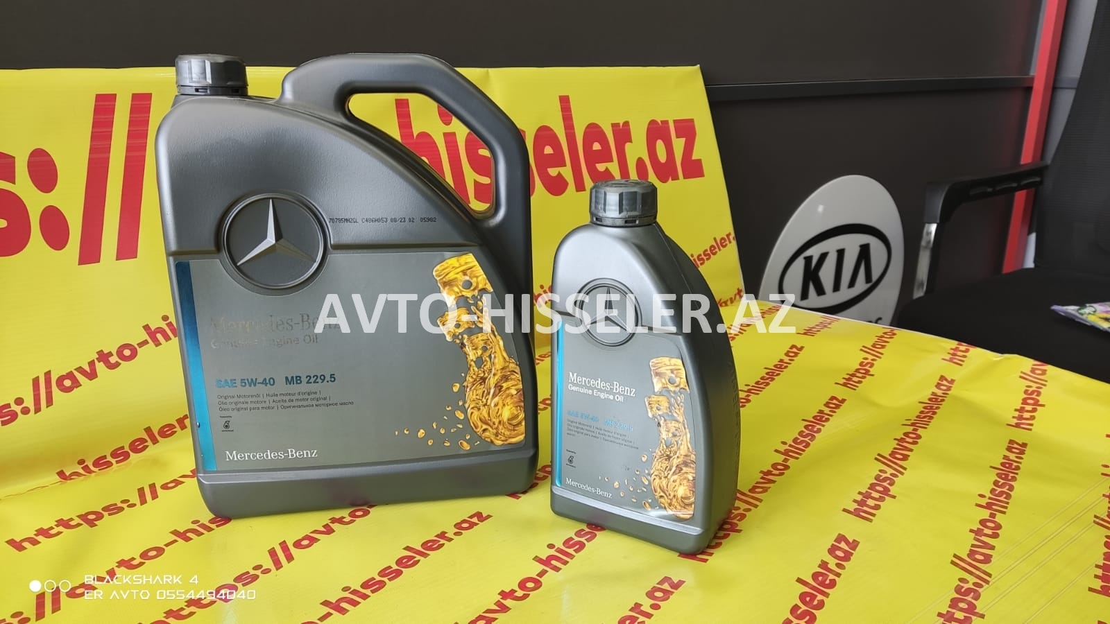 Mator yağı  000 989 92 02 5LT 5w40