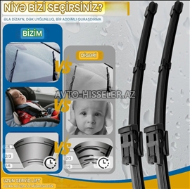 Audi Q7,Q5,Q3 şüşə təmizləyən silgi başlıqları