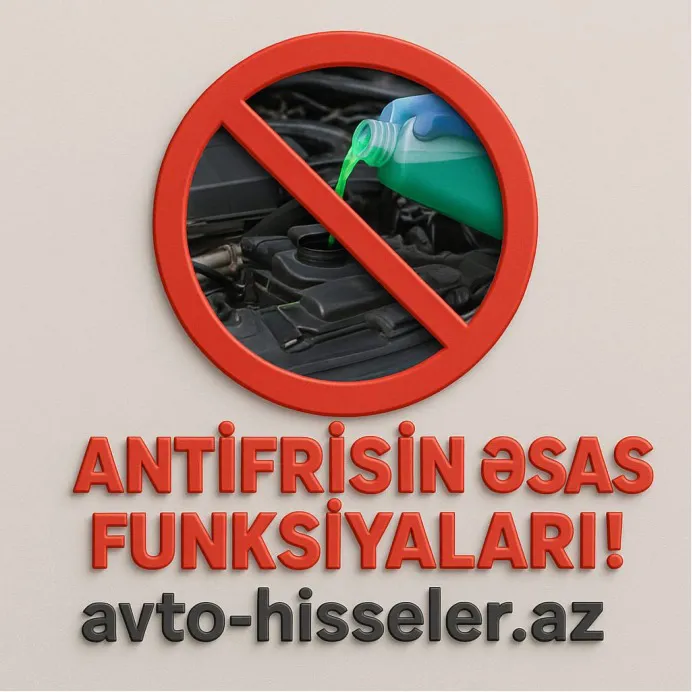 Antifriz nədir? Funksiyaları, növləri və düzgün istifadə qaydası