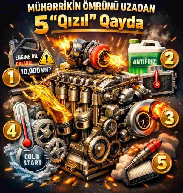 Mühərrik Ömrünü Uzadan 5 Qızıl Qayda